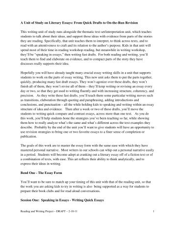 Sample Literary Analysis Essay High School