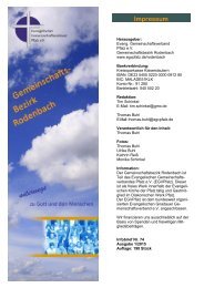 Infobrief - Evangelischer Gemeinschaftsverband Pfalz e.V.