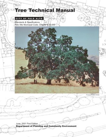 Tree Technical Manual - City of Palo Alto