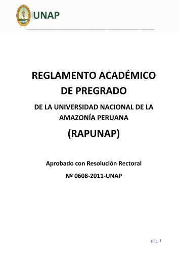 rapunap - Universidad Nacional de la AmazonÃ­a Peruana