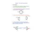 Chapter 3 The Lone-Chooser Method 1. By random draw, a decision ...