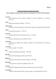 Elenco altri macchinari e attrezzature - Guida Edilizia