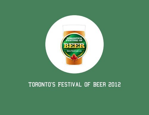 Toronto's Festival of Beer 2012 - the Toronto Festival of Beer