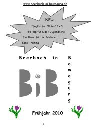 2010 Quartal 1 - Beerbach-in-Bewegung