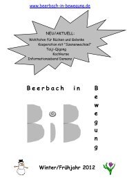 2012 Quartal 1 - Beerbach-in-Bewegung