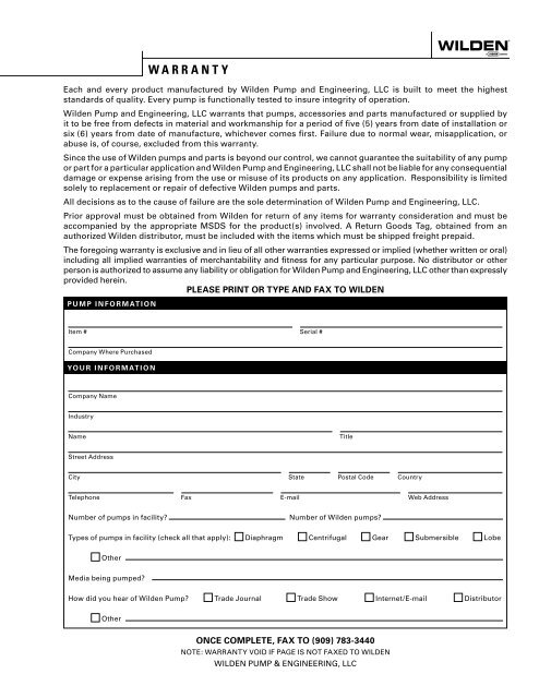 PX15 Engineering Operating and Maintenance Manual