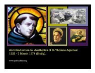 St. Thomas Aquinas