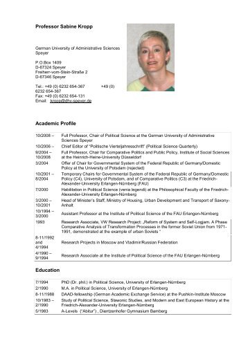 Professor Sabine Kropp