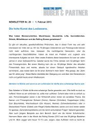Newsletter A A Azdie Kunden Die Unbekannten Wesena A Aœ Walter Huber