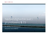 NÃ¸dvendighedskravet i grundlovens Â§ 73 - Bech-Bruun