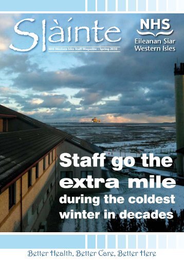 Staff go the - NHS Western Isles