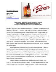 Victoria Beer to Make Its Exclusive Debut in - Crown Imports LLC