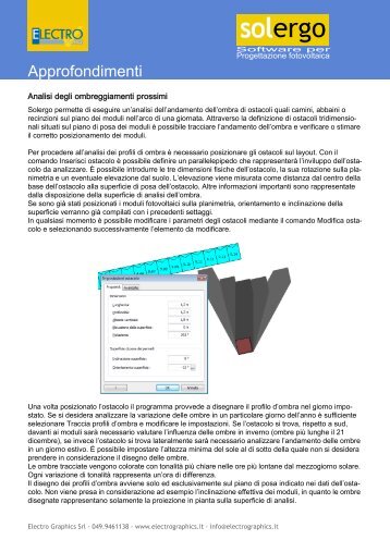 Analisi e simulazione perdite degli ... - Electro Graphics