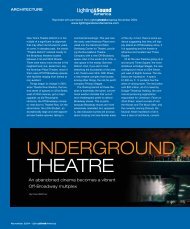 THEATRE - Lighting & Sound America