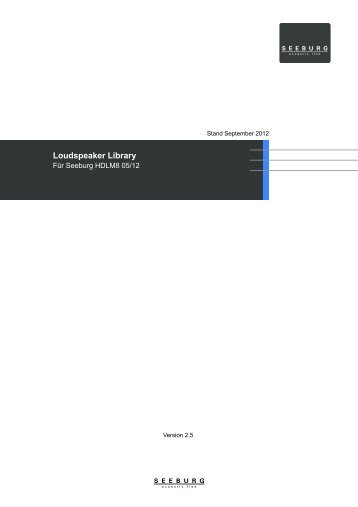 Loudspeaker Library for HDLM8