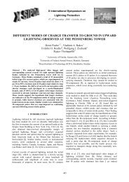 different modes of charge transfer to ground in upward lightning ...