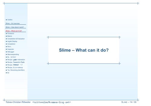 SLIME Superior Lisp Interaction Mode for Emacs - Common Lisp.net