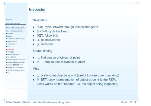 SLIME Superior Lisp Interaction Mode for Emacs - Common Lisp.net