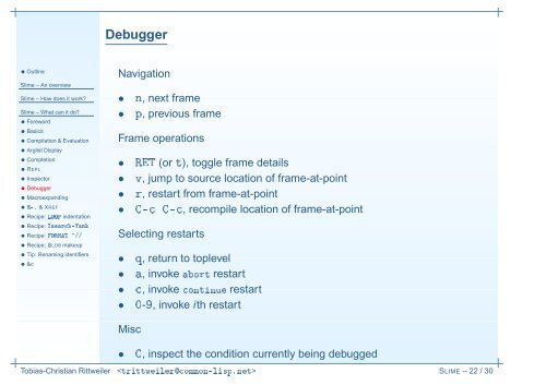 SLIME Superior Lisp Interaction Mode for Emacs - Common Lisp.net