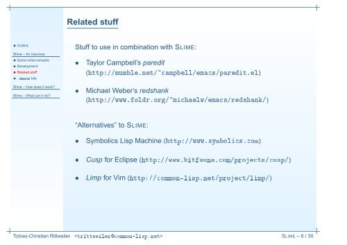 SLIME Superior Lisp Interaction Mode for Emacs - Common Lisp.net