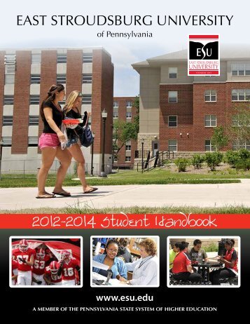 ESU 2012-2014 Student Handbook - East Stroudsburg University