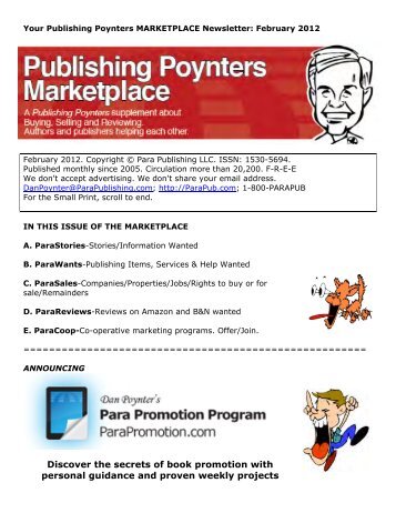 February 2012 (.pdf) - Para Publishing