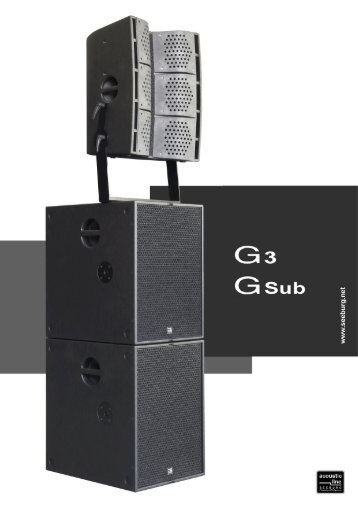 G3-/G-Sub-Catalog - Seeburg acoustic line
