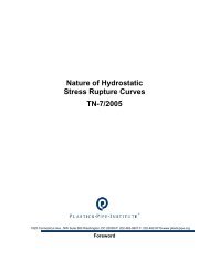 TN-7 Nature of Hydrostatic Stress Rupture Curves - Plastics Pipe ...