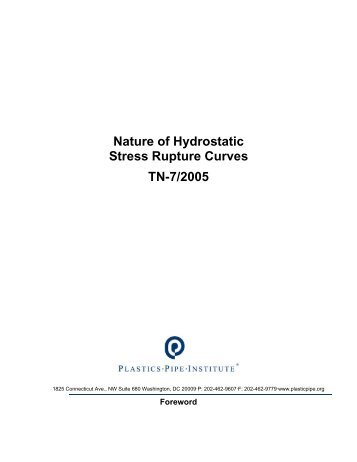 TN-7 Nature of Hydrostatic Stress Rupture Curves - Plastics Pipe ...