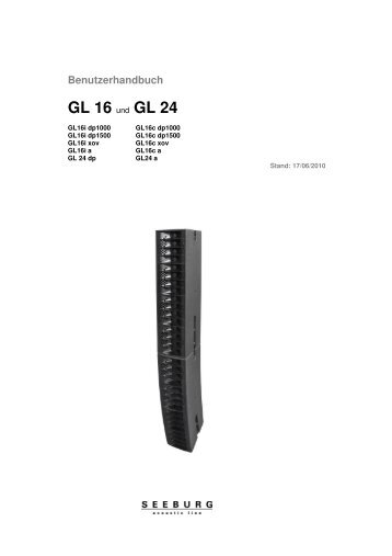 GL16/GL24 - Seeburg acoustic line