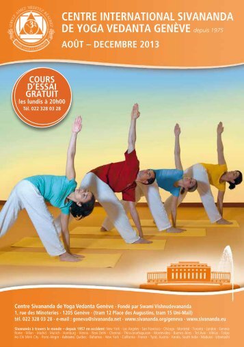 Le programme de GenÃ¨ve - Sivananda Yoga