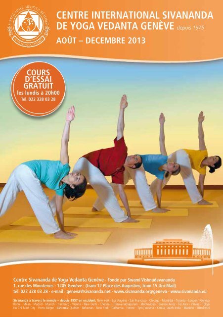 Le programme de GenÃ¨ve - Sivananda Yoga