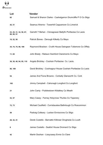 Catalogue - Irish Simmental Cattle Society