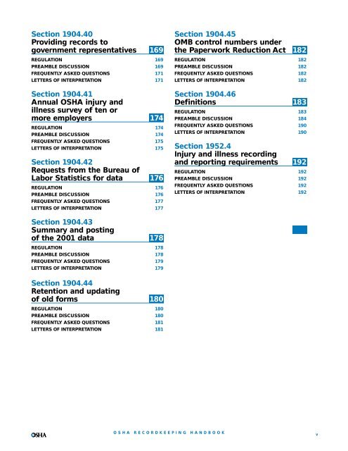 OSHA Recordkeeping Handbook - denix