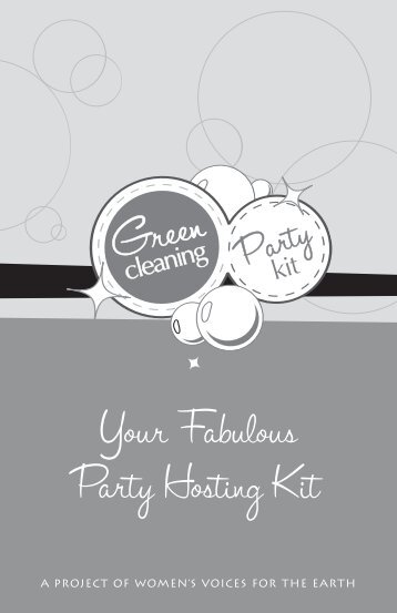 Your Fabulous Party Hosting Kit - Women's Voices for the Earth