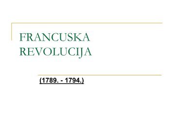 FRANCUSKA REVOLUCIJA