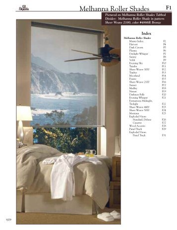 Melhanna Roller Shades - Skandia Window Fashions