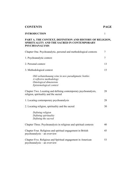 Sacred Psychoanalysis - etheses Repository - University of ...