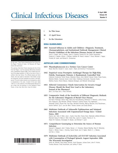 Table of Contents (PDF) - Clinical Infectious Diseases