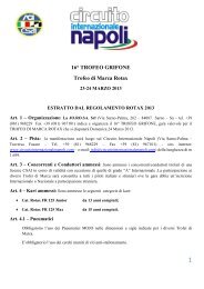 16Â° TROFEO GRIFONE Trofeo di Marca Rotax - Circuito ...