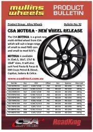 New Wheel Release Motega - CSA