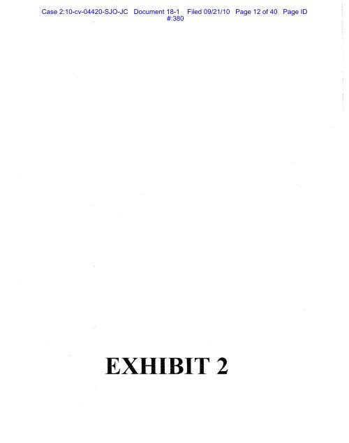 Case 2:10-cv-04420-SJO-JC Document 18-1 Filed 09/21/10 Page 1 ...