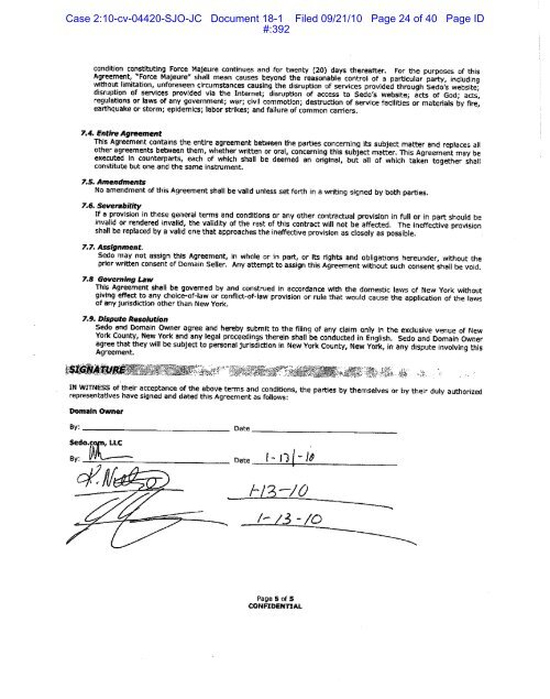 Case 2:10-cv-04420-SJO-JC Document 18-1 Filed 09/21/10 Page 1 ...