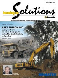 APEX ENERGY INC. - Brandeis Focusing on Solutions magazine