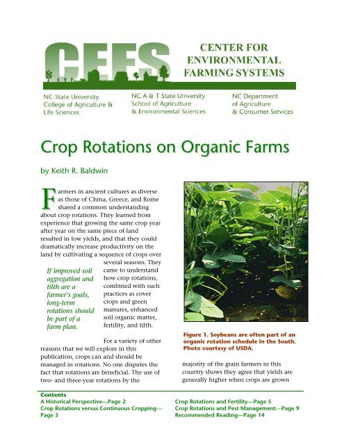 Crop Rotations on Organic Farms