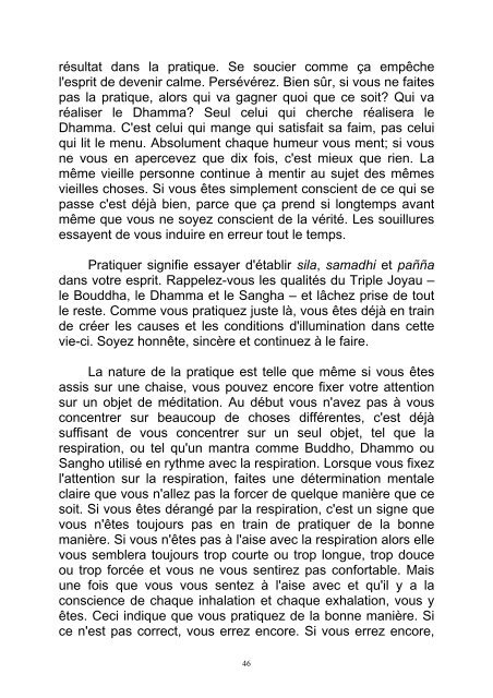 La ClÃ© de la LibÃ©ration (pdf) - Ajahn Chah