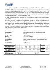 Certificate of Analysis - Ocean NanoTech, LLC