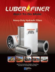 Heavy-Duty Hydraulic Filters - Luber-finer