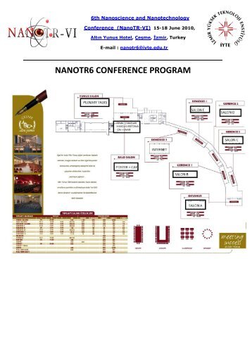 NANOTR6 CONFERENCE PROGRAM - NanoTR-VI
