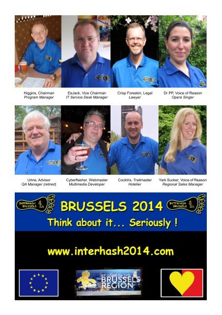 Brussels for World InterHash 2014 Think about it ... - e-tron